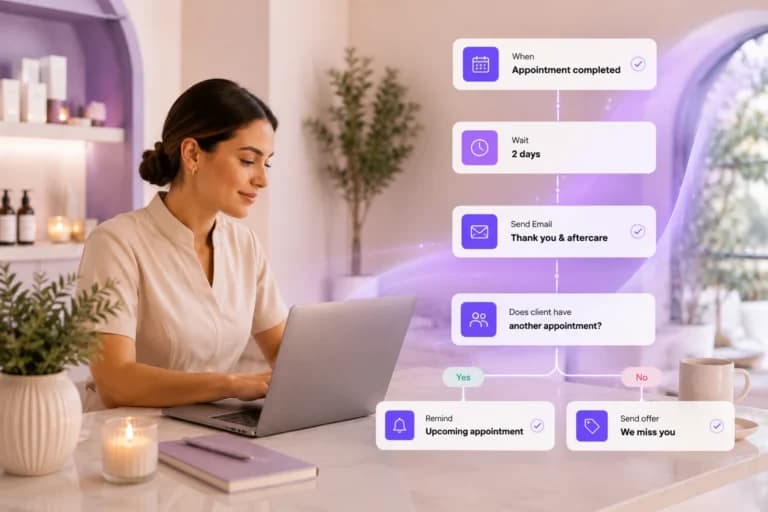 top software for Automated Flows for salon and spas Set It Once, Runs Forever