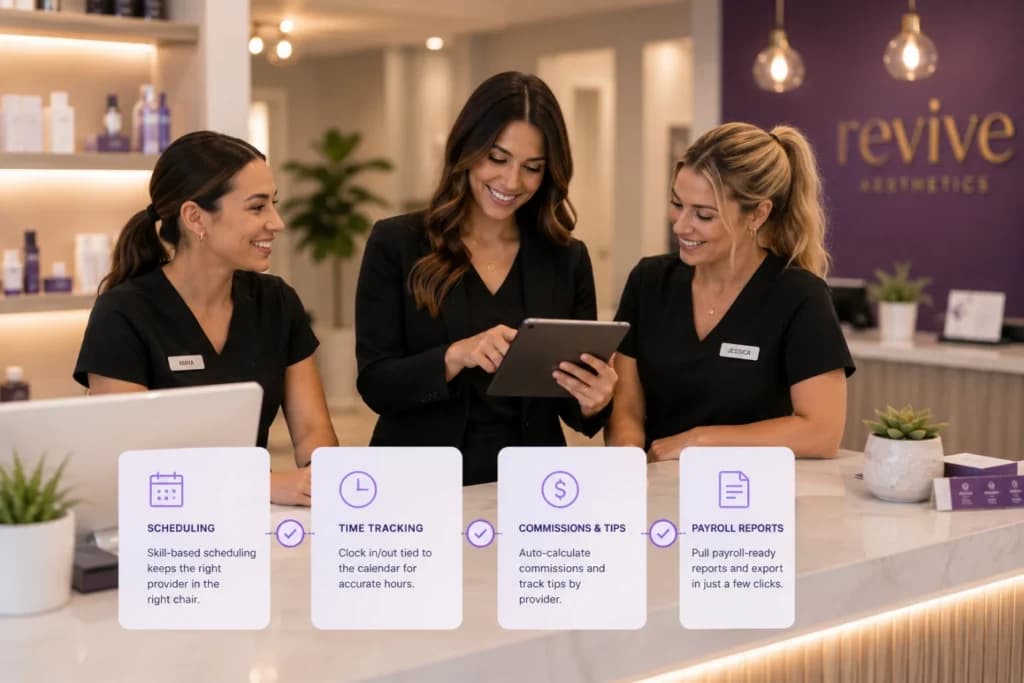 How PandaCue Connects Scheduling, Commissions, and Payroll