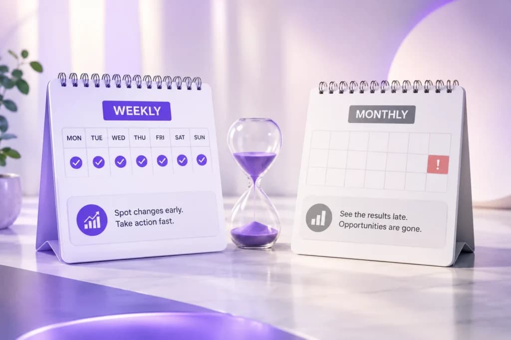 Why Weekly Reporting Beats Monthly Reporting
