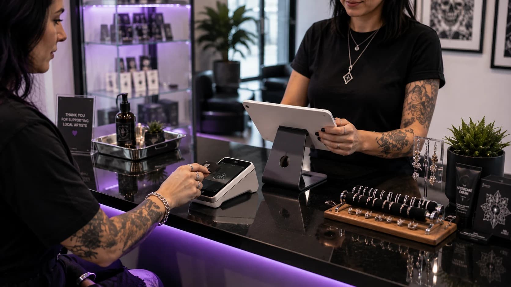 Tattoo & Piercing software preview